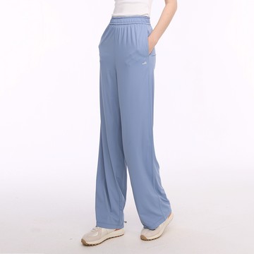 Ohsunny 防紫外線抗UV闊腿褲寬鬆休閒冰絲凉感透氣彈力長褲 UPF2000+