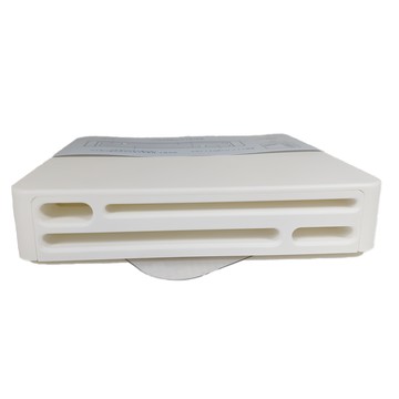 KM 免打孔刀架 廚房牆上刀座刀具收納架 HIPS材質 可拆洗設計 20.3*21*3.8CM  壁掛式 白色  1個