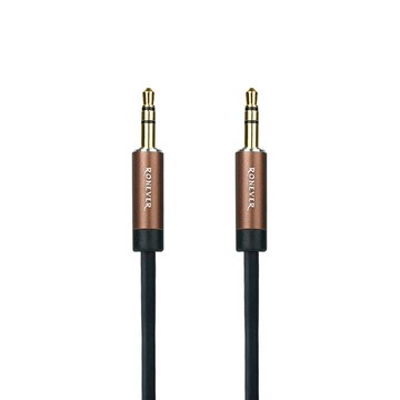 [RONEVER] 鋁合金三極插音源線-公對公-25CM VPC-93