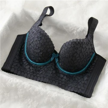 六排扣加高側收副乳矯正外擴下垂大胸顯小聚攏內衣女調整型文胸薄