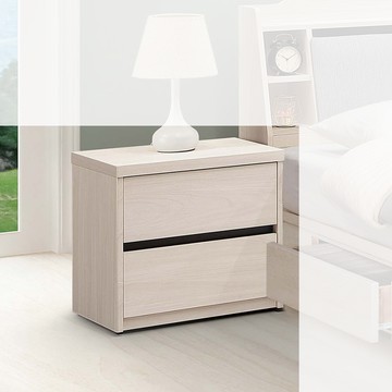 【顛覆設計】卡麥羅白榆木色1.7尺床頭櫃