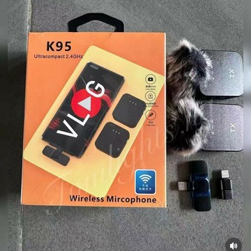 K95 K352 K205無線麥克風 無線領夾麥克風2.4G收音降噪無線麥克風【宜家良品百貨】
