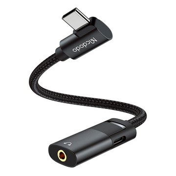 Mcdodo 麥多多 Type-C轉接頭音頻轉接線 3.5mm PD60W快充 線控通話 12cm  CA-1880  1個