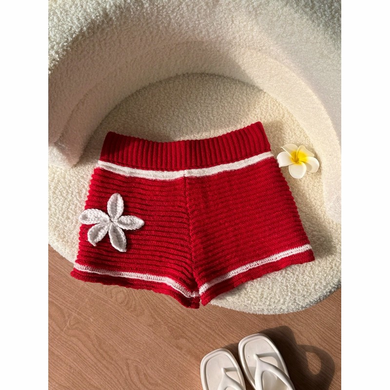 【関送込】Chloe クロシェニット フリル ミニ ショーツ Chloé クロシェニット製フリルミニ ショートパンツ | Chloé JP