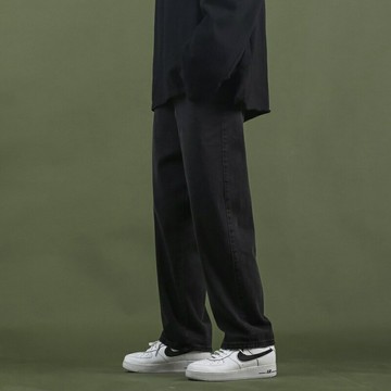 【MLM】落地  闊腿  牛仔褲男 寬鬆 休閑百搭 牛仔寬褲  落地褲  直筒褲  牛仔長褲  寬褲男 長褲