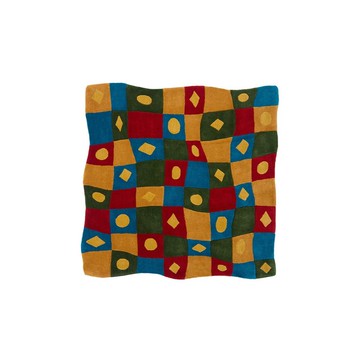 twisted_gems_blue 飛天魔毯手工槍刺潮流地毯掛毯客廳臥室地毯