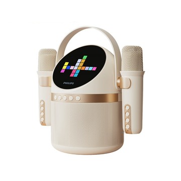 PHILIPS 小福麥AI智能K歌藍牙音箱(白)-TAS2509WT