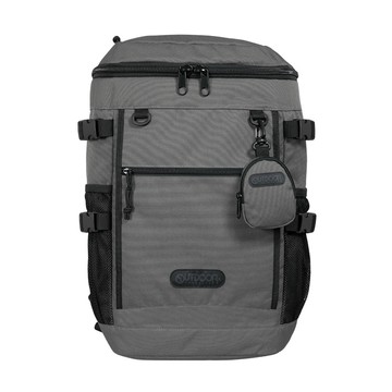 【OUTDOOR】風格前線系列17吋電腦後背包-灰色 OD253121GY