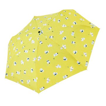 RAINSTORY-8°降溫凍齡個人加大自動傘(棉花糖比熊)