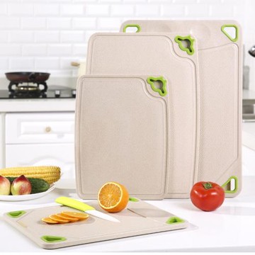 小麥秸稈菜板粘板案板塑料刀板家用占板面板稻殼砧板案板