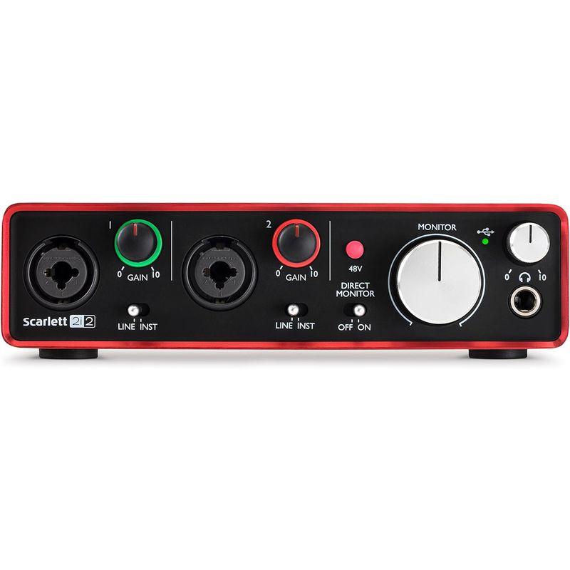 Focusrite フォーカスライト オーディオインターフェイス 2イン 2アウト 24bit 192kHz Scarlett 2i2 (2