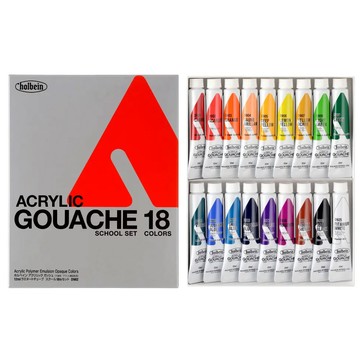 Holbein 日本 Holbein 好賓不透明壓克力原料12ml  12色盒裝 D982