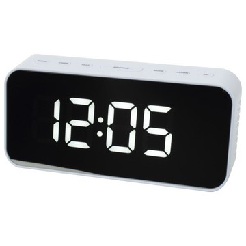 鏡面數位置鐘 鬧鐘 S643AN NITORI宜得利家居