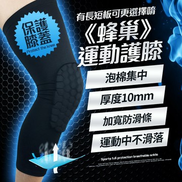 P004 加強版蜂巢護膝 運動護膝 專業護膝 加壓運動護膝 運動加壓護膝套 高透氣吸汗 護膝 運動護具 重訓護具