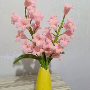 🌷扭一扭🌷 扭扭棒純手作制作風信子花(不包含瓶子)成品房間客廳仿真 手作花束 畢業花束 交換禮物