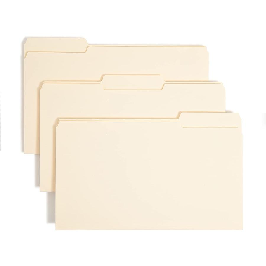 Interior File Folders  Cut Top Tab  Legal  Manila  100 Box (並行輸入品)　並行輸入品