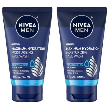 NIVEA 妮維雅 MEN 蘆薈保濕洗面乳  150ml  2條