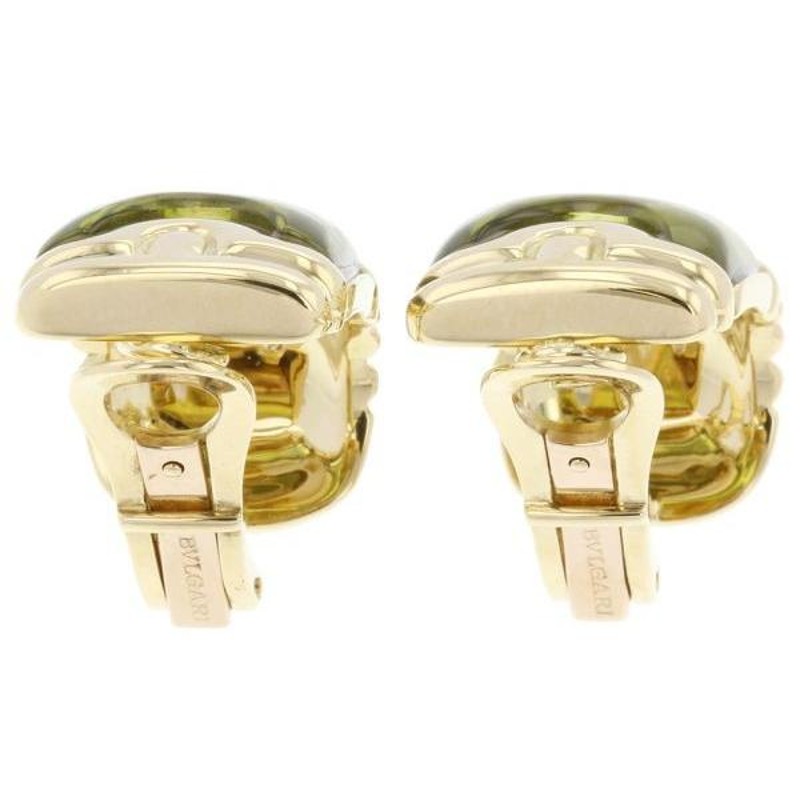 ブルガリ イヤリング パレンテシ ペリドット K18YGイエロー