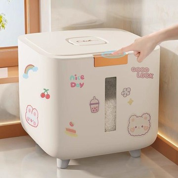 櫥櫃米桶大容量密封防潮透明米缸米箱雜糧收納盒食品級收納桶 收納 容量大 台灣寄出 儲米桶 米桶密封罐 密封米桶 真空米桶