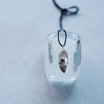 Wing tip 袖珍 鞋子 項鍊 925銀