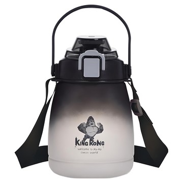 KU.KU Duckbill 酷咕鴨 彈蓋提把胖胖水壺  夜黑色  1.2L  1個