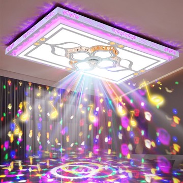 時尚新款大氣客廳燈臥室燈餐吊燈LED大燈吸頂燈現代簡約套餐燈具