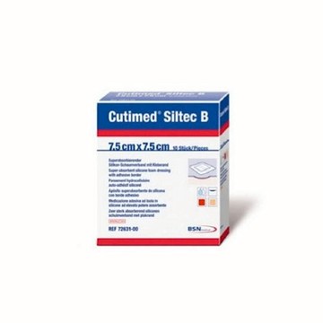 Hydrogel Dressing Cutimed Siltec B 6 X 6 Inch Square Sterile 10 Count by BsnJobst