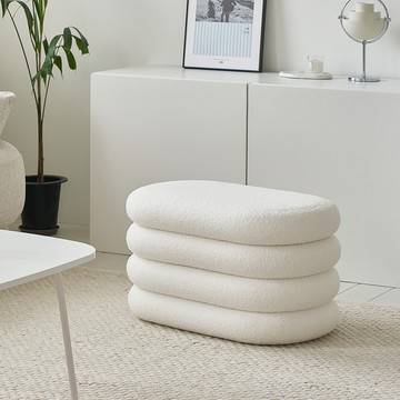 MAISON DE COMME MA 達克瓦茲收納椅凳  白色  1個