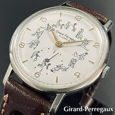 思わずニヤける珍品】ジラールペルゴGirard-Perrgaux手巻き