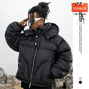 【機能保暖】棉服男 羽絨棉服 冬季棉服 加厚棉服 連帽棉服 休閒棉服 純色簡約 防風保暖 加厚內膽 秋冬通勤戶外
