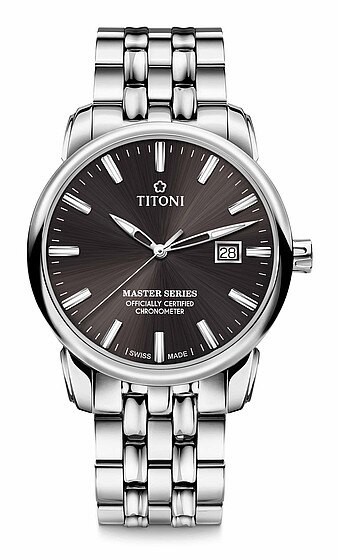 TITONI瑞士梅花錶大師系列 83188 S-576 精密時計自動機芯腕錶/咖啡面41mm｜樂天全館特惠中★指定刷卡回饋10%