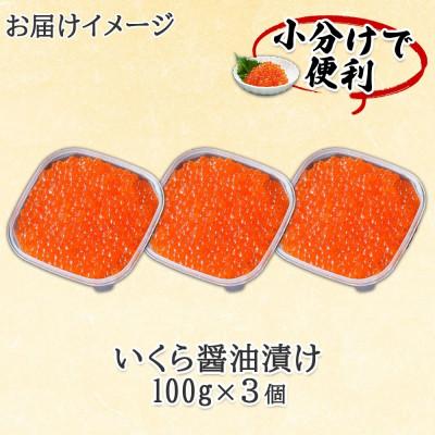 ふるさと納税 倶知安町 2024年先行受付 北海道産 いくら醤油漬け 100g×3パック