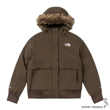 The North Face 北面 連帽羽絨外套 女裝 防水 棕 NF0A83SV1OI