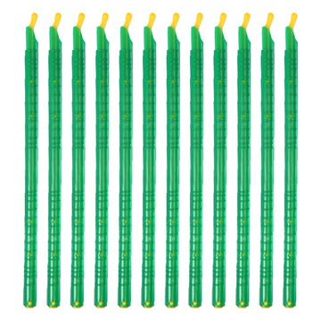 Axis 艾克思 台灣製食物保鮮防漏防潮密封棒 中(23cm)  綠色  12個