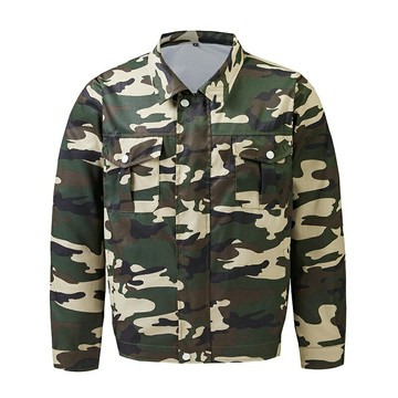 快樂購購❄️（ 新款）2024迷彩風扇空調服戶外製冷防暑降溫防晒服勞保工地工作 運動男女