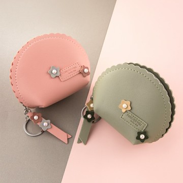 創意花朵零錢包迷你硬幣包卡包耳機包個性證件鑰匙包女可愛大容量