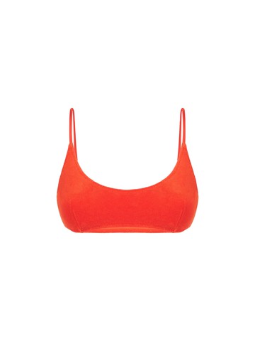 MC2 Saint Barth Woman Orange Terry Bralette Swimsuit