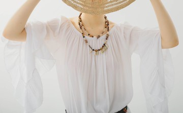 【波嬉流浪少女】法式復古/垂墜感荷葉袖上衣