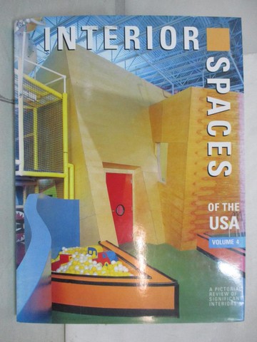 【書寶二手書T2／設計_KX3】Interior spaces of the USA : a pictorial review of significant interiors