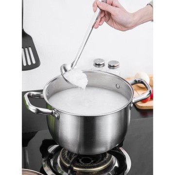 熬粥鍋燃氣燒水稀飯鍋煮粥鍋煮湯不銹鋼燙鍋熬湯小鍋20cm家用湯鍋