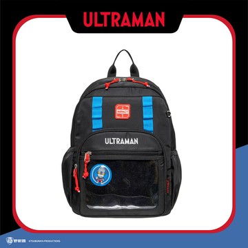 【IMPACT】怡寶 | Ultraman超人力霸王徽章後背包 (大)#黑色 IMQUT003BK
