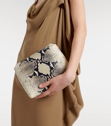 Khaite Lina snake-effect leather crossbody bag