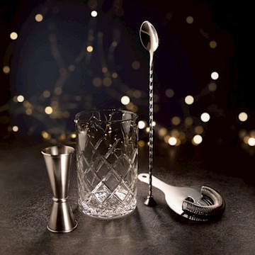 《Taylors Eye Witness》Taproom玻璃攪拌杯+調酒工具組- 倒酒玻璃杯 隔冰匙 吧平匙 調酒量杯 調酒用具