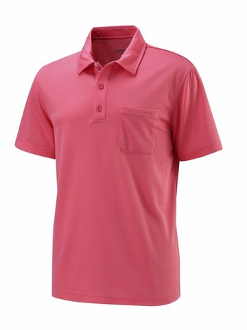 【【蘋果戶外】】荒野 零碼出清 W1622-78 粉橘色 WildLand 女 疏水紗素色短袖POLO衫 吸濕排汗 運動上衣 休閒 運動 快乾透氣 輕薄舒適 大尺碼