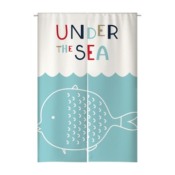 【客製化門簾】【贈桿發票】招牌布簾 亞麻門簾 免打孔門簾 遮擋簾滑軌 門簾掛布 隔間簾 遮鏡子布簾 穿桿式門簾