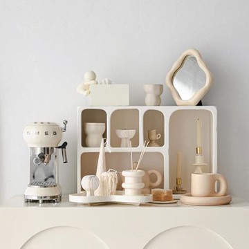 北歐吊柜墻壁柜白創意臥室桌面收納柜客廳掛式置物架小柜子儲物柜