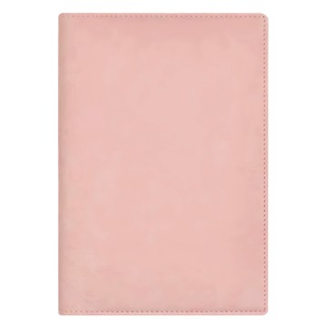 conifer 綠的事務 2025年32K手鞣皮紋直式週誌 - 100P FSC新版紙  柔莓粉  1本