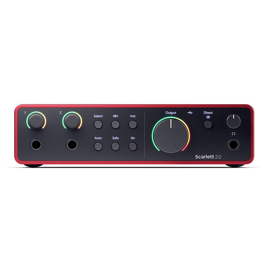 Focusrite フォーカスライト Scarlett 2i2 (4th Gen) 2in 2out オーディオインターフェース