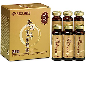 長庚生技 冬蟲夏草菌絲體純液4盒限量特惠組(6瓶/盒)