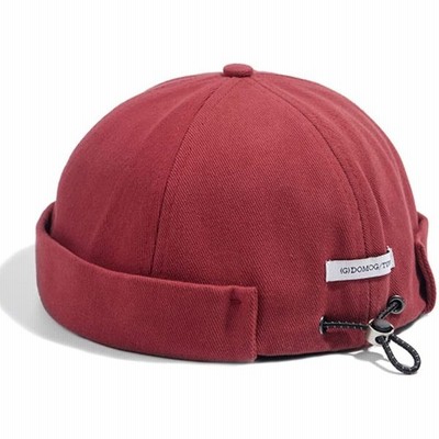 Clape 津液零帽子 フィッシャーマン総大将 メンズ レディース ツバなし帽子 秋節 冬 巻物キャップ 帽子 ハイカラ 無地 水主帽 人格 ガイ帽子 Medschoolgig Com